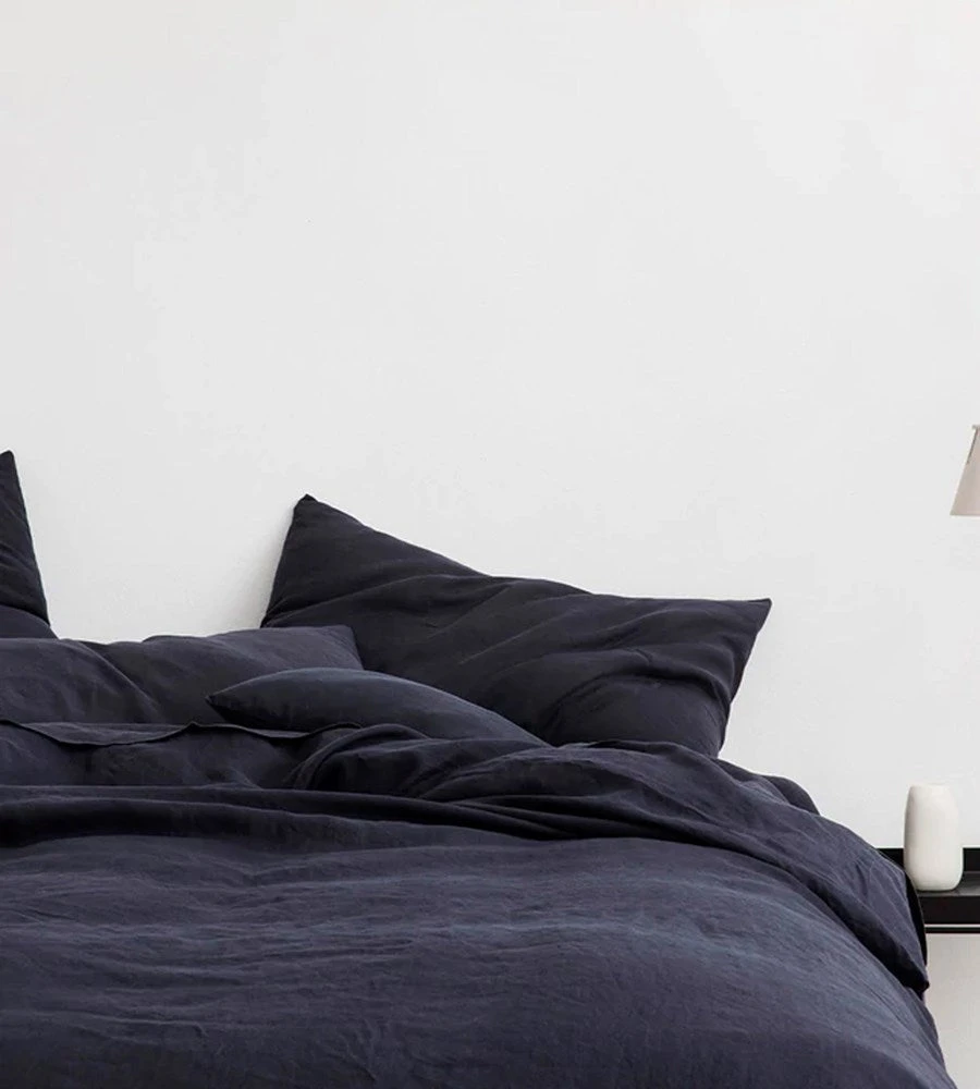 Homewares Cultiver | Linen Duvet Cover Set | Navy
