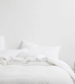 Cultiver | Linen European Pillowcase Pair | White Homewares