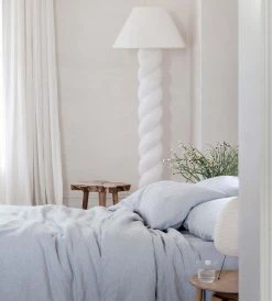 Cultiver | Linen Duvet Cover | Sky