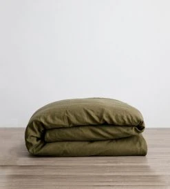 Homewares Cultiver | Linen Duvet Cover | Olive
