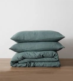 Homewares Cultiver | Linen Duvet Cover Set | Bluestone