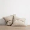 Homewares Cultiver | Linen European Pillowcase Pair | Natural