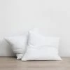 Cultiver | Linen European Pillowcase Pair | White Homewares