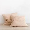 Cultiver | Linen European Pillowcase Pair | Cinnamon