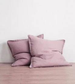Cultiver | Linen European Pillowcase Pair | Dusk Homewares