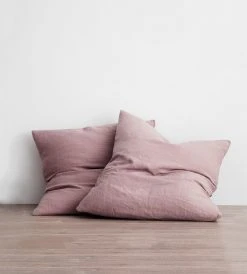 Cultiver | Linen European Pillowcase Pair | Dusk Homewares