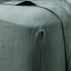 Homewares Cultiver | Linen Fitted Sheet | Bluestone