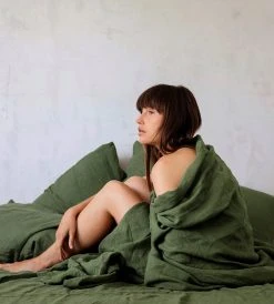 Cultiver | Linen Flat Sheet | Forest Homewares