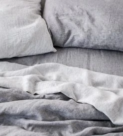 Cultiver | Linen Flat Sheet | Pinstripe