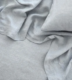 Cultiver | Linen Flat Sheet | Sky Homewares