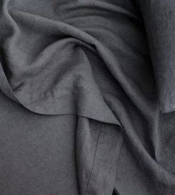 Homewares Cultiver | Linen Flat Sheet | Slate