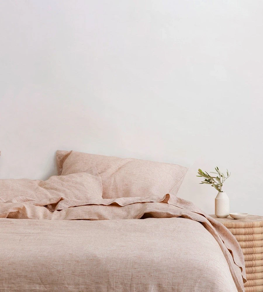 Homewares Cultiver | Linen Sheet Set | Cinnamon