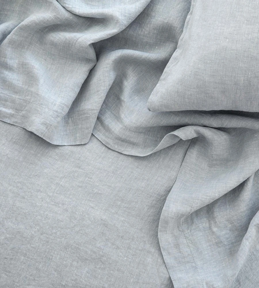 Homewares Cultiver | Linen Sheet Set | Sky