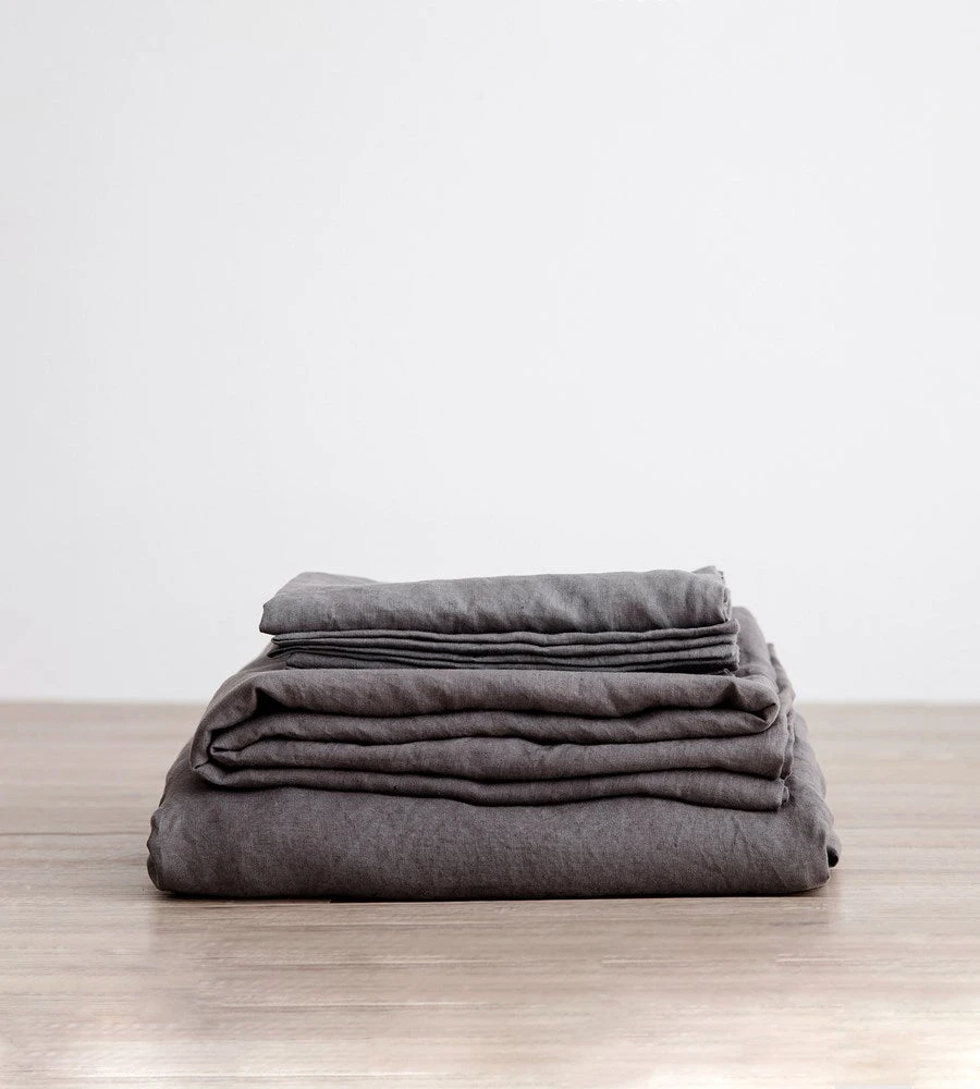 Cultiver | Linen Sheet Set | Slate Homewares