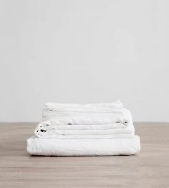 Cultiver | Linen Sheet Set | White Homewares