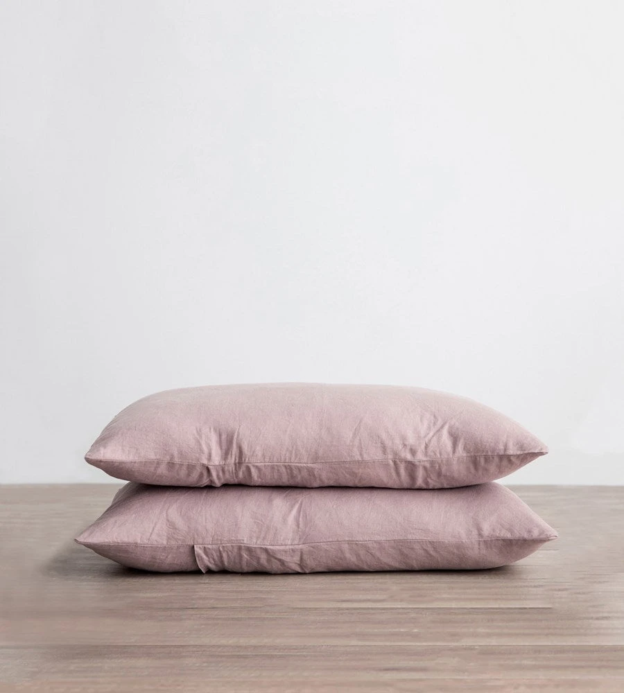 Cultiver | Linen Standard Pillowcase Pair | Dusk Homewares