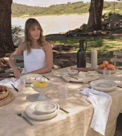 Cultiver | Linen Tablecloth | Cinnamon