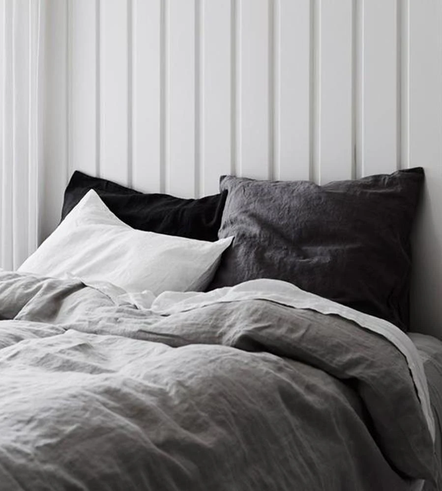 Cultiver | Linen European Pillowcase Pair | White Homewares