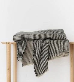 Cultiver | Mira Linen Throw | Ellis Stripe Homewares