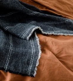 Cultiver | Mira Linen Bedcover | Rafa Double Line Homewares