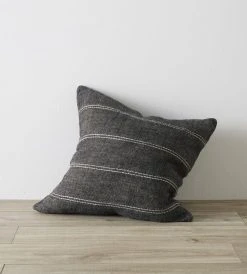 Homewares Cultiver | Mira Linen Cushion | Rafa Double Line