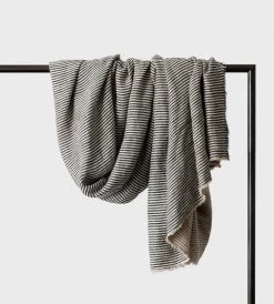 Cultiver | Mira Linen Throw | Ellis Stripe Homewares