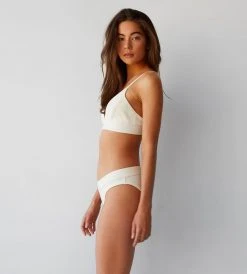 Dear Dylan | Ribbed Bralette | French Vanilla