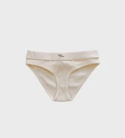 Intimates Dear Dylan | Ribbed Bikini Brief | French Vanilla