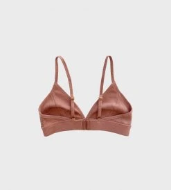 Dear Dylan | Ribbed Bralette | Cameo Brown