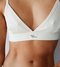 Dear Dylan | Ribbed Bralette | French Vanilla