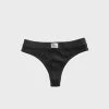 Dear Dylan | Ribbed Thong | Noir