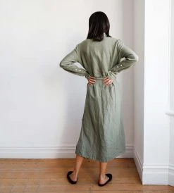 Des Sen | Kei Shirt Dress | Khaki
