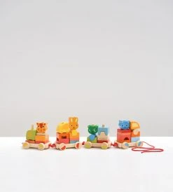 Djeco | Pull Along Train Crearoule Baby + Child