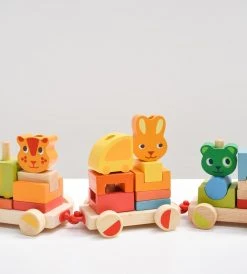 Djeco | Pull Along Train Crearoule Baby + Child