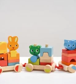 Djeco | Pull Along Train Crearoule Baby + Child