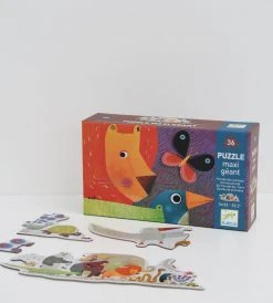 Djeco | Animal Parade Giant | Floor Puzzle