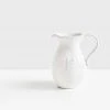 Father Rabbit Living Homewares Dragonfly Stoneware | White Jug