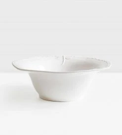 Father Rabbit Living Dragonfly Stoneware | White Salad Bowl