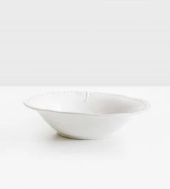 Father Rabbit Living Dragonfly Stoneware | White Salad Bowl