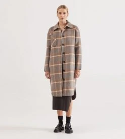 Fashion + Beauty Elka Collective | Freddie Jacket | Brown Check