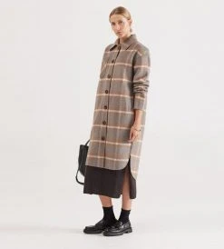 Fashion + Beauty Elka Collective | Freddie Jacket | Brown Check