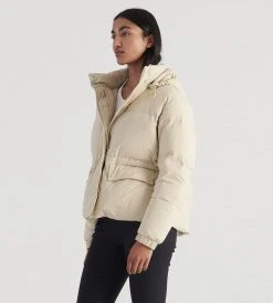 Fashion + Beauty Elka Collective | Frieze Down Jacket | Sand