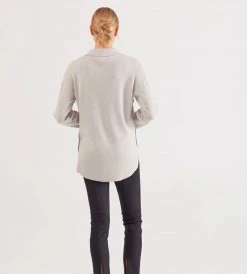 Fashion + Beauty Elka Collective | Harriet Knit Shirt | Pumice