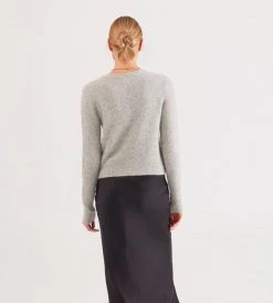 Elka Collective | Mica Knit Cardi | Grey Marle Fashion + Beauty