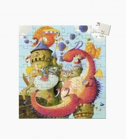 Djeco | Valiant And The Dragon | 54 Piece Puzzle