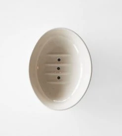 Redecker Oval Ceramic Soap Dish Homewares