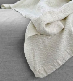 Fog Linen | Blanket | Wash Waffle Natural