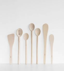 French Kitchenware Wooden Spatula | Curved | 30cm