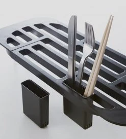 Yamazaki | Tower Sink Drainer Rack Black