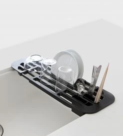 Yamazaki | Tower Sink Drainer Rack Black